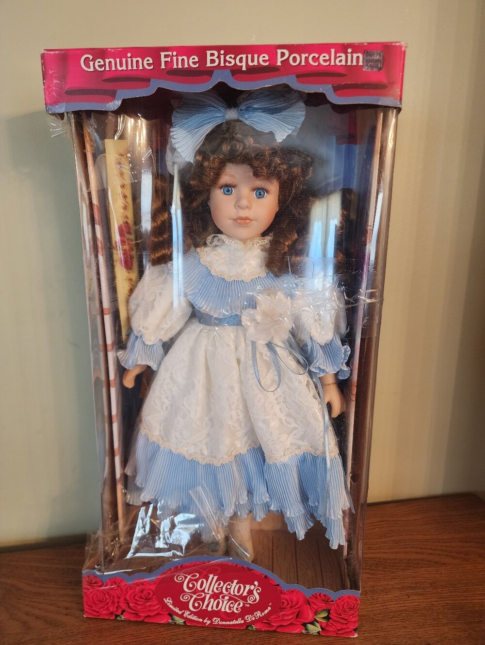 Collector's Choice L.E. Porcelain Doll With Stand